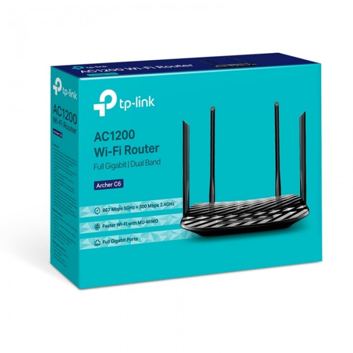 AC1200 Wi-Fi Router MU-MIMO TP-Link Archer C6